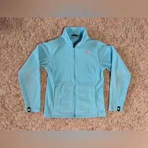 North Face Girls Full Zip Fleece Jacket, size 14-16.